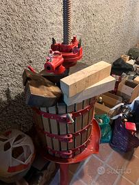 Set completo vinificazione torchio, pigiatrice etc