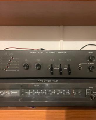 Amplificatore + sintetizzatore radio audio JVC