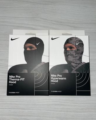 nike pro therma fit hood ski mask 2 colori