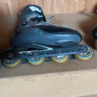 Pattini con ruote in linea