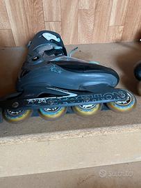 Pattini con ruote in linea