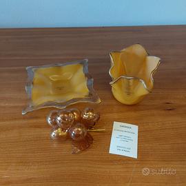 Set 2 portagioie in vetro di Murano - Giochi di lu