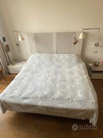 copriletto matrimoniale fatto a mano