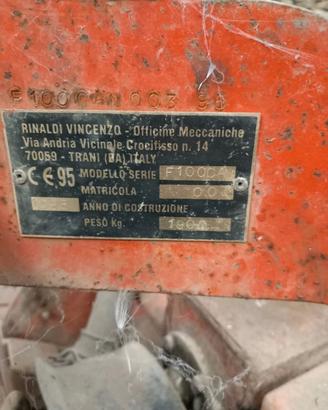 macina pietre Rinaldi (frantumatrice di sassi )