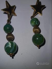 Orecchini  color verde