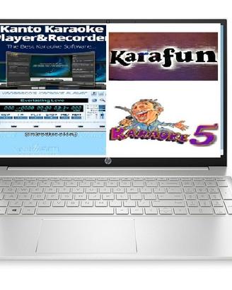 NOTEBOOK KARAOKE PROFESSIONALE MP3 KARAFUN E MIDI