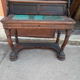 SCRITTOIO LOMBARDO D' EPOCA CARLO X DEI PRIMI 800