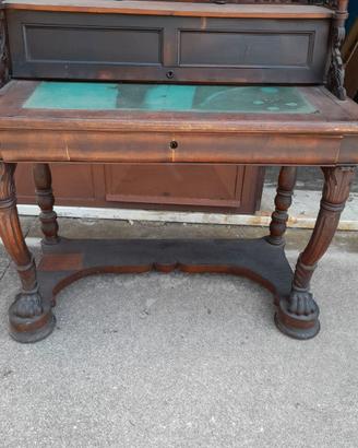 SCRITTOIO LOMBARDO D' EPOCA CARLO X DEI PRIMI 800