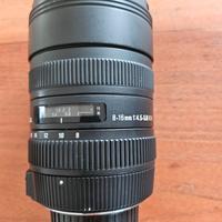 Sigma 8-16mm f/4.5-5.6 DC HSM per nikon