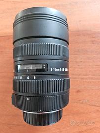 Sigma 8-16mm f/4.5-5.6 DC HSM per nikon