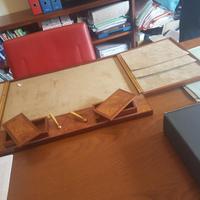 Set da scrivania in radica