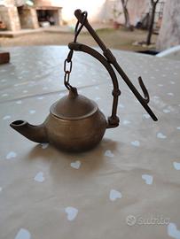 Lampada a olio francese, lampada da minatori vinta