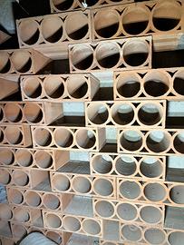 70 mattoni portabottiglie da 3posti