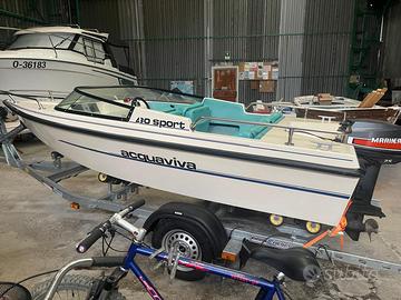 Motoscafo ACQUAVIVA 430 - Motore MARINER 25Hp 2T