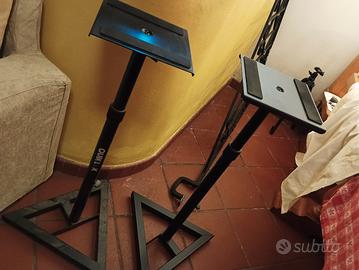 Coppia stand Quicklok per monitor audio/speakers