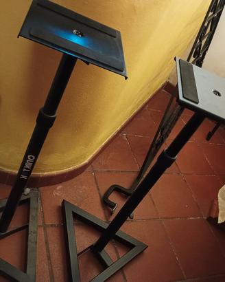 Coppia stand Quicklok per monitor audio/speakers