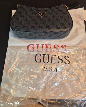 GUESS Alexie Top Zip Shoulder Bag 
