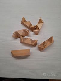 Puzzle 3d rompicapo di legno