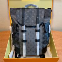 Zaino Louis Vuitton Chirstopher Grigio e Nero