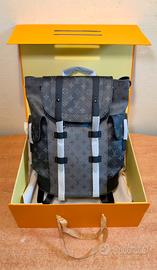 Zaino Louis Vuitton Chirstopher Grigio e Nero