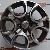 4 cerchi lega nuovi (mak) fiat lancia r15 lt107