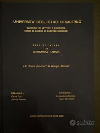 Tesi di laurea 