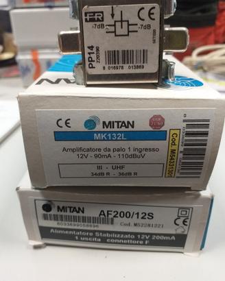 AMPLIFICATORE/ALIMENTATORE/PARTITORE X TV