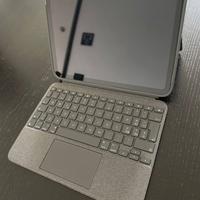 iPad 10a gen Silver 64gb Wi-Fi + Tastiera Logitech
