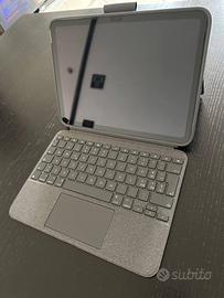 iPad 10a gen Silver 64gb Wi-Fi + Tastiera Logitech