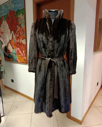 pelliccia visone maschio black 