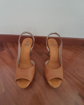 Sandali Fabi, colore zucca, mis 39