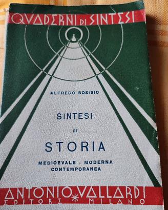Sintesi di storia medievale, moderna e contemporan