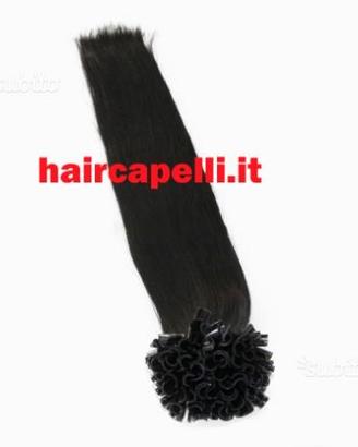 Hair extension 100 ciocche capelli veri remy con c