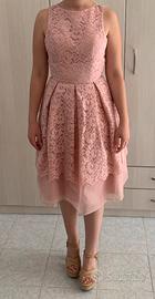 Vestito pizzo rosa tg 40 - Chi Chi London