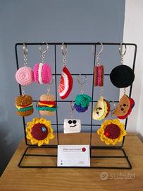 Portachiavi all'uncinetto 