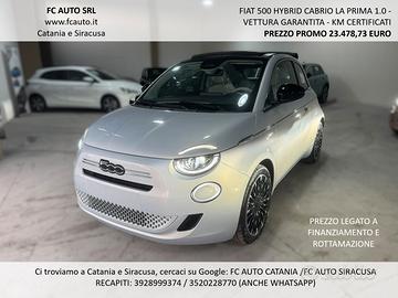 NUOVA FIAT 500 CABRIO HYBRID LA PRIMA