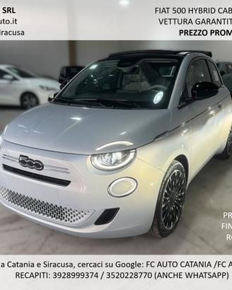 NUOVA FIAT 500 CABRIO HYBRID LA PRIMA