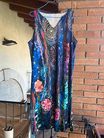 Vestito semplice multicolor taglia M