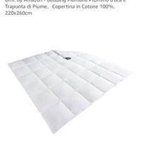 Piumone in vera piuma d’oca