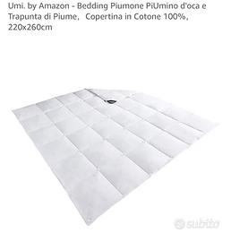 Piumone in vera piuma d’oca