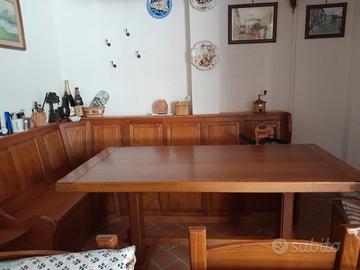 Tavolo Fratina e cassapanca