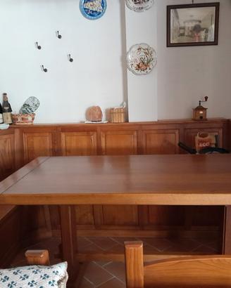 Tavolo Fratina e cassapanca