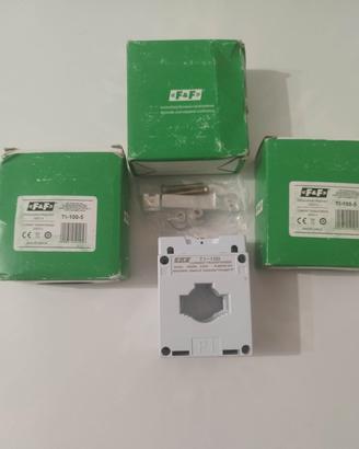 Trasformatore di corrente F&F TI 100/5 3 ezzi