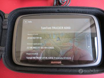 TomTom Trucker 6000 GPS per Camion,Bus, Furgone