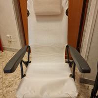 2 pz sedie in alluminio 