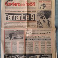 Giornale Ferrari Campione del Mondo 1979 Formula 1