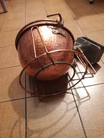 Paiolo in rame motorizzato