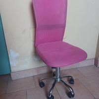 sedia con rotelle cameretta studio