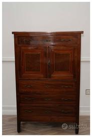 Secrétaire antico in legno massello con cassetti