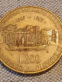 moneta da 200centenaria 